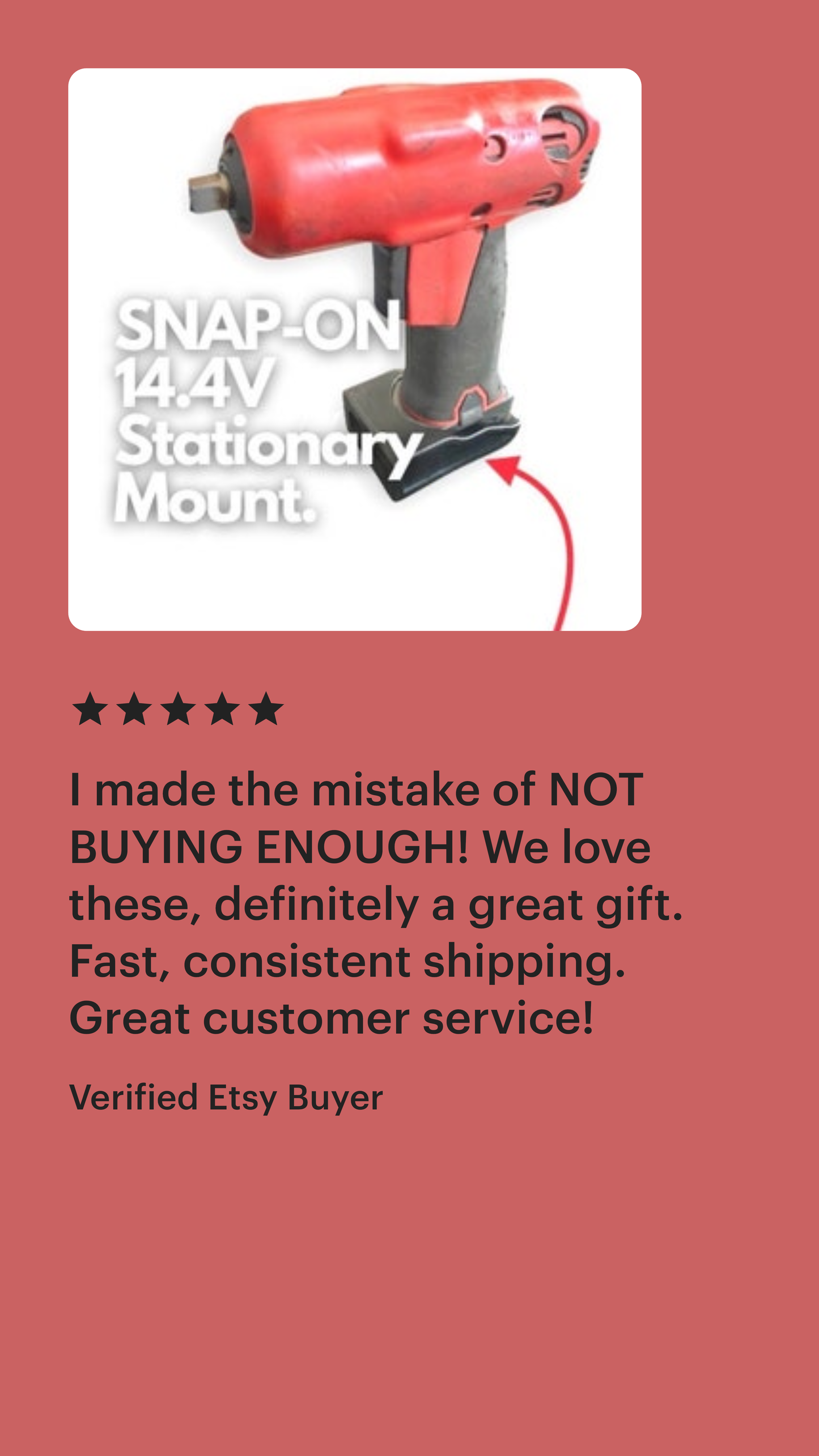 Snap On 14.4V Stationary Mount