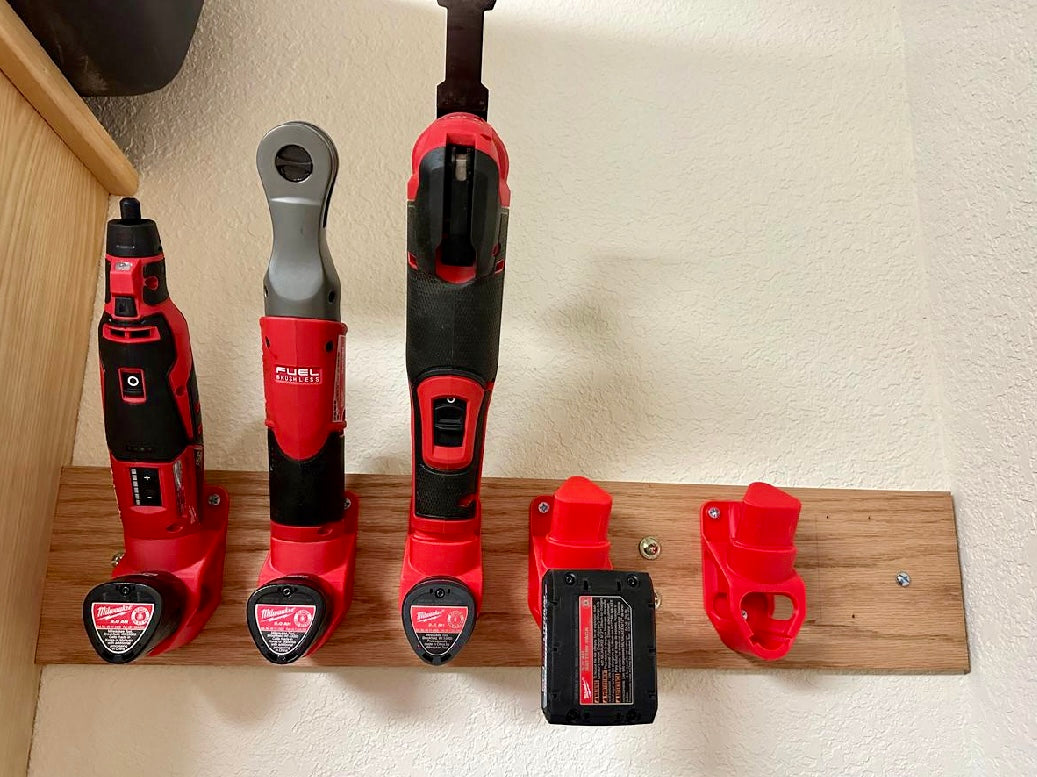 M12 Milwaukee 2-in-1 Battery and Tool Mount