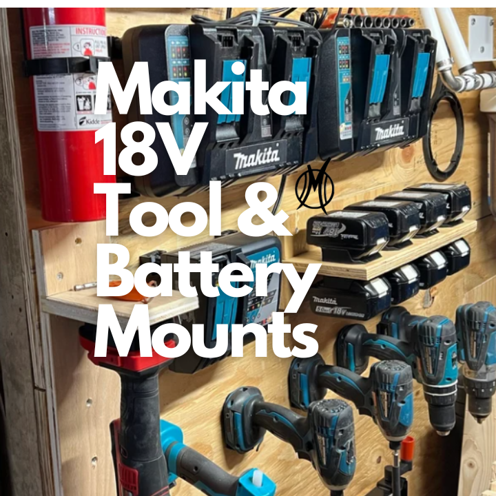 Makita 18V Cordless Tool & Battery Mount