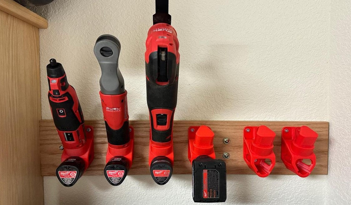 M12 Milwaukee 2-in-1 Battery and Tool Mount