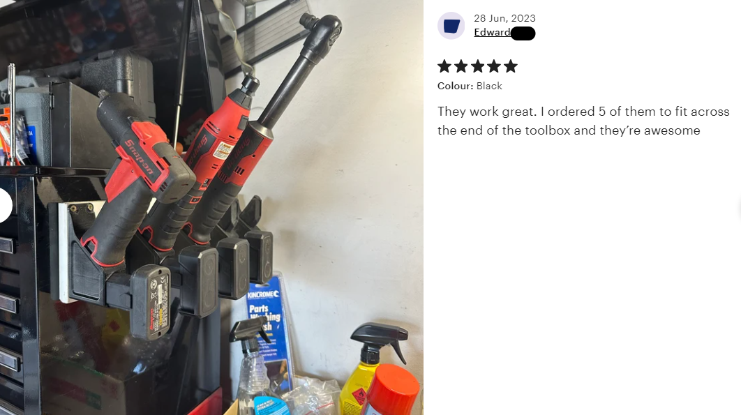 2-in-1 SNAP-ON 14.4V Tool + Battery Mount