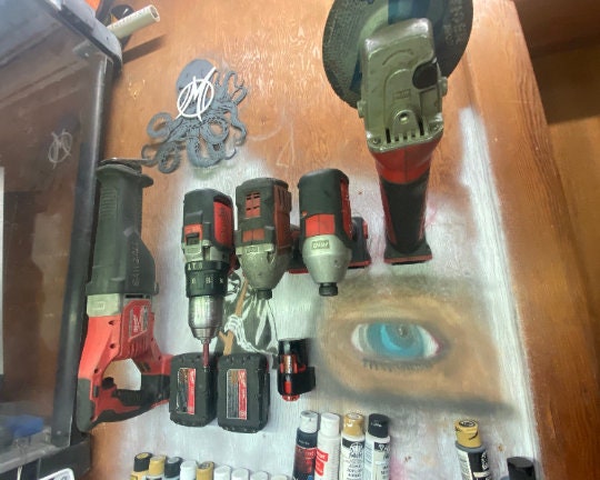 10x Milwaukee M18 / Fuel Tool & Battery Mounts