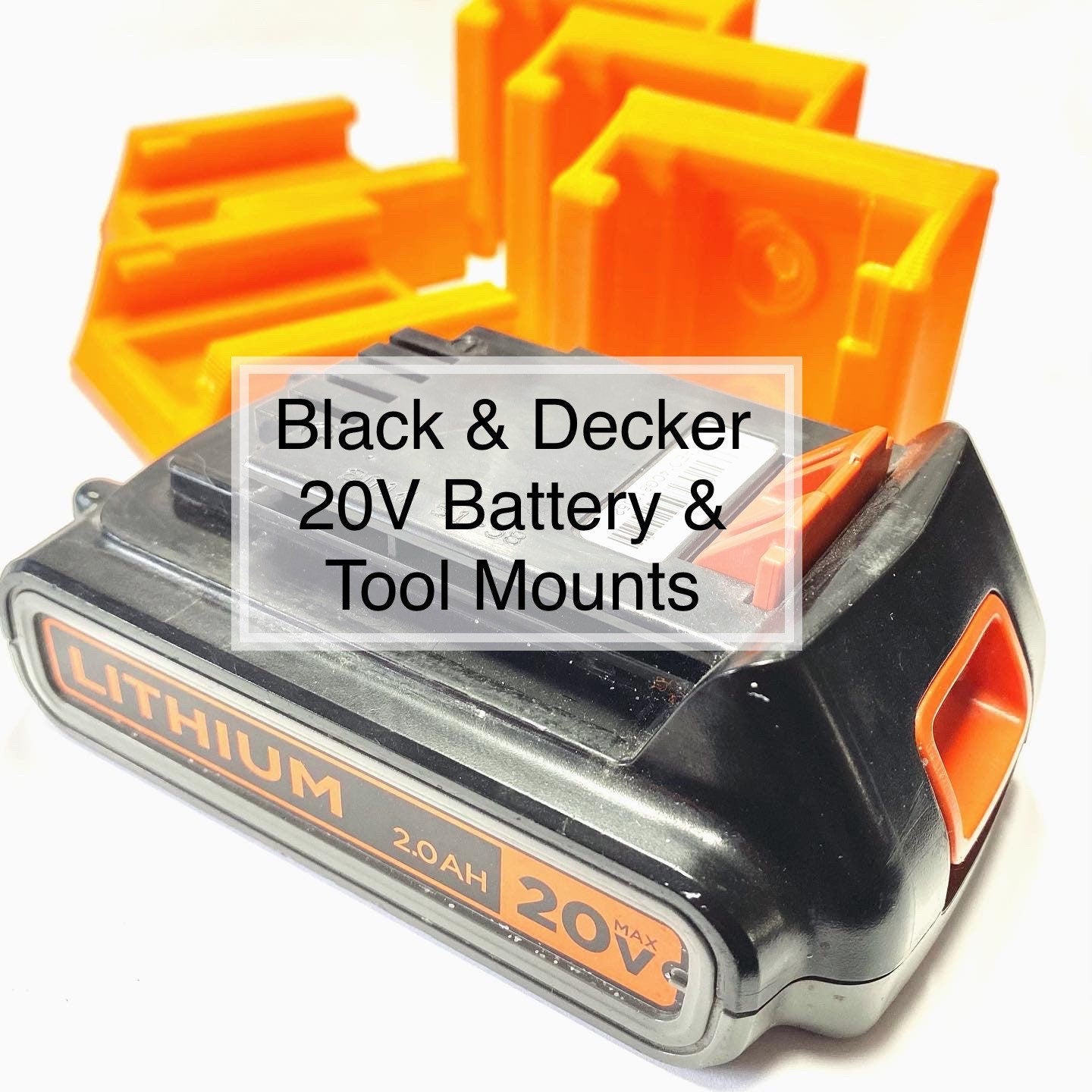 Black & Decker 20V Tool and Battery Mount