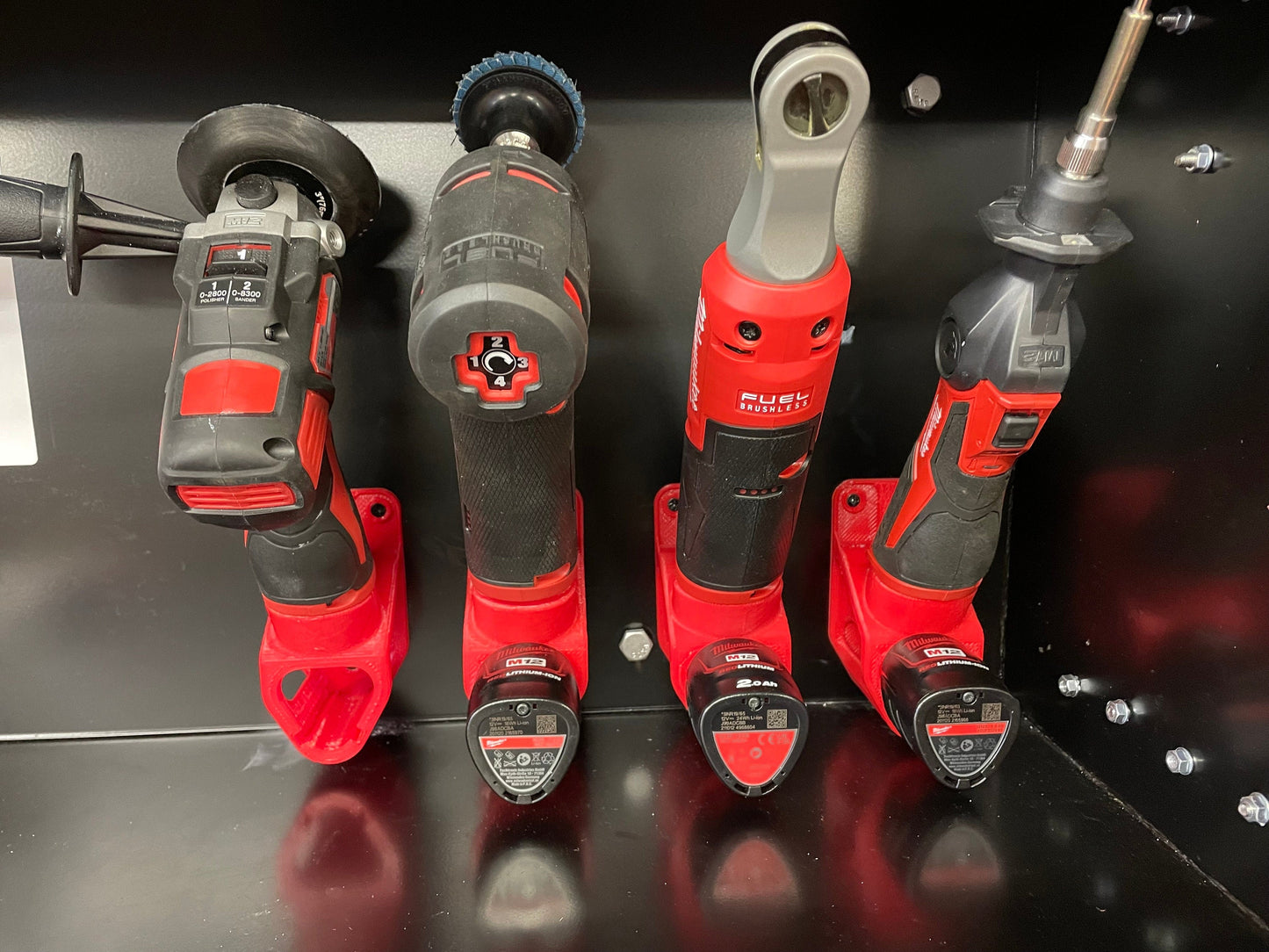 M12 Milwaukee 2-in-1 Battery and Tool Mount