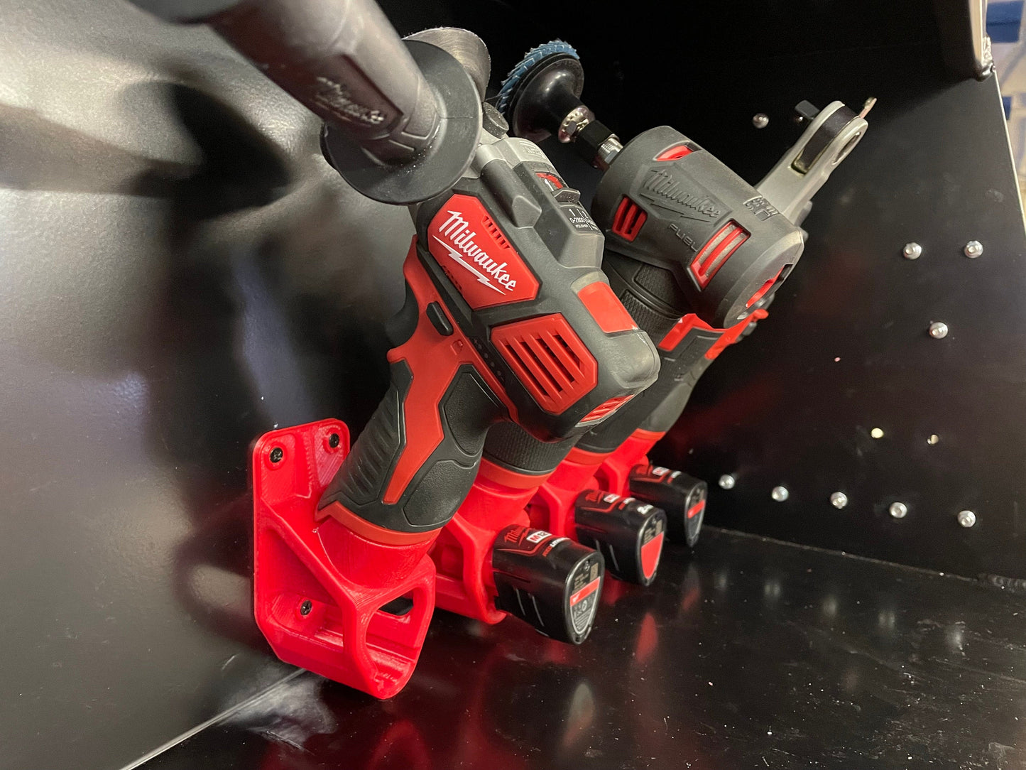 M12 Milwaukee 2-in-1 Battery and Tool Mount