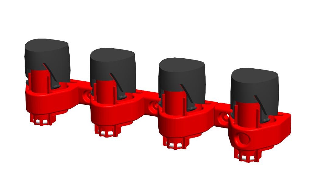 M12 Milwaukee Single Battery Mounts