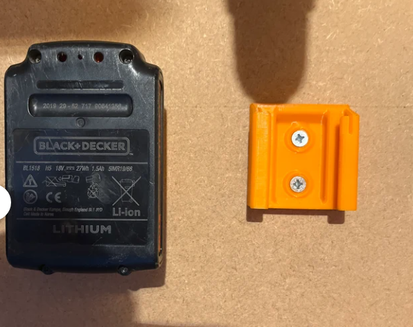 Black & Decker 20V Tool and Battery Mount
