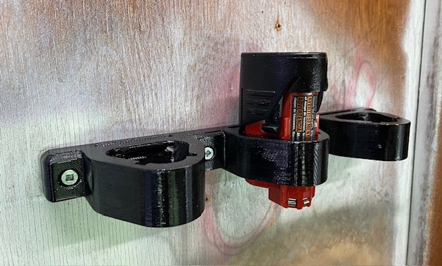 M12 Milwaukee Triple Battery Bank Mount