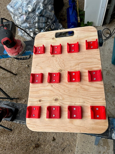 10x Milwaukee M18 / Fuel Tool & Battery Mounts