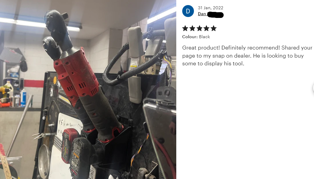 2-in-1 SNAP-ON 14.4V Tool + Battery Mount