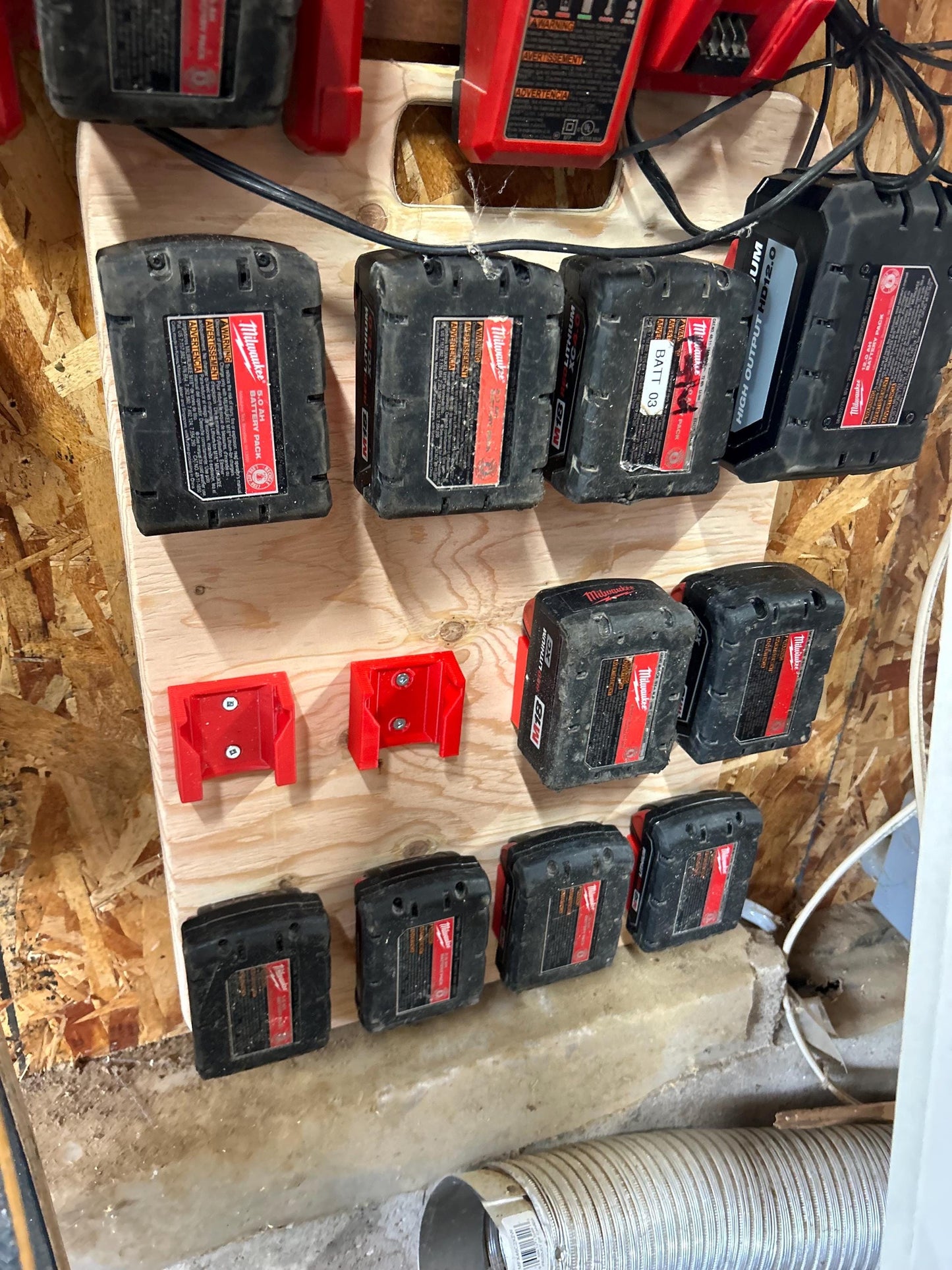 M18 Milwaukee Fuel Battery Mount